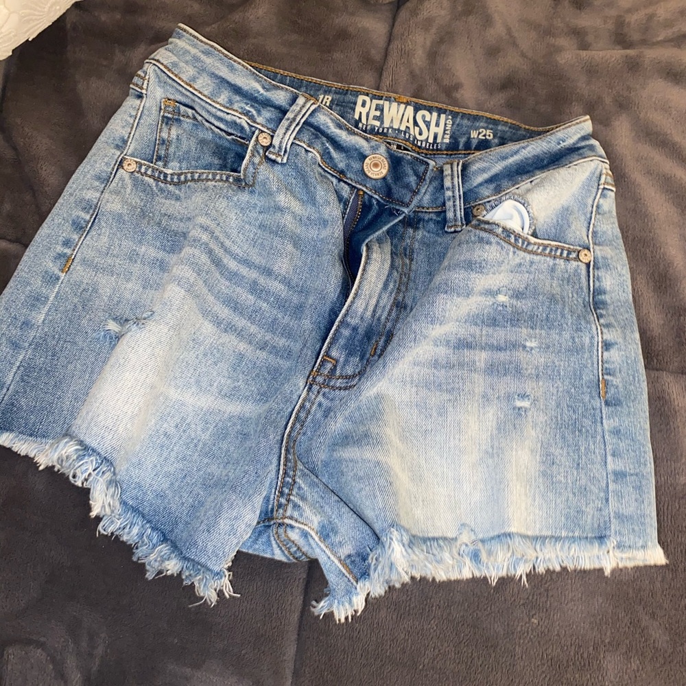 High rise Rewash shorts